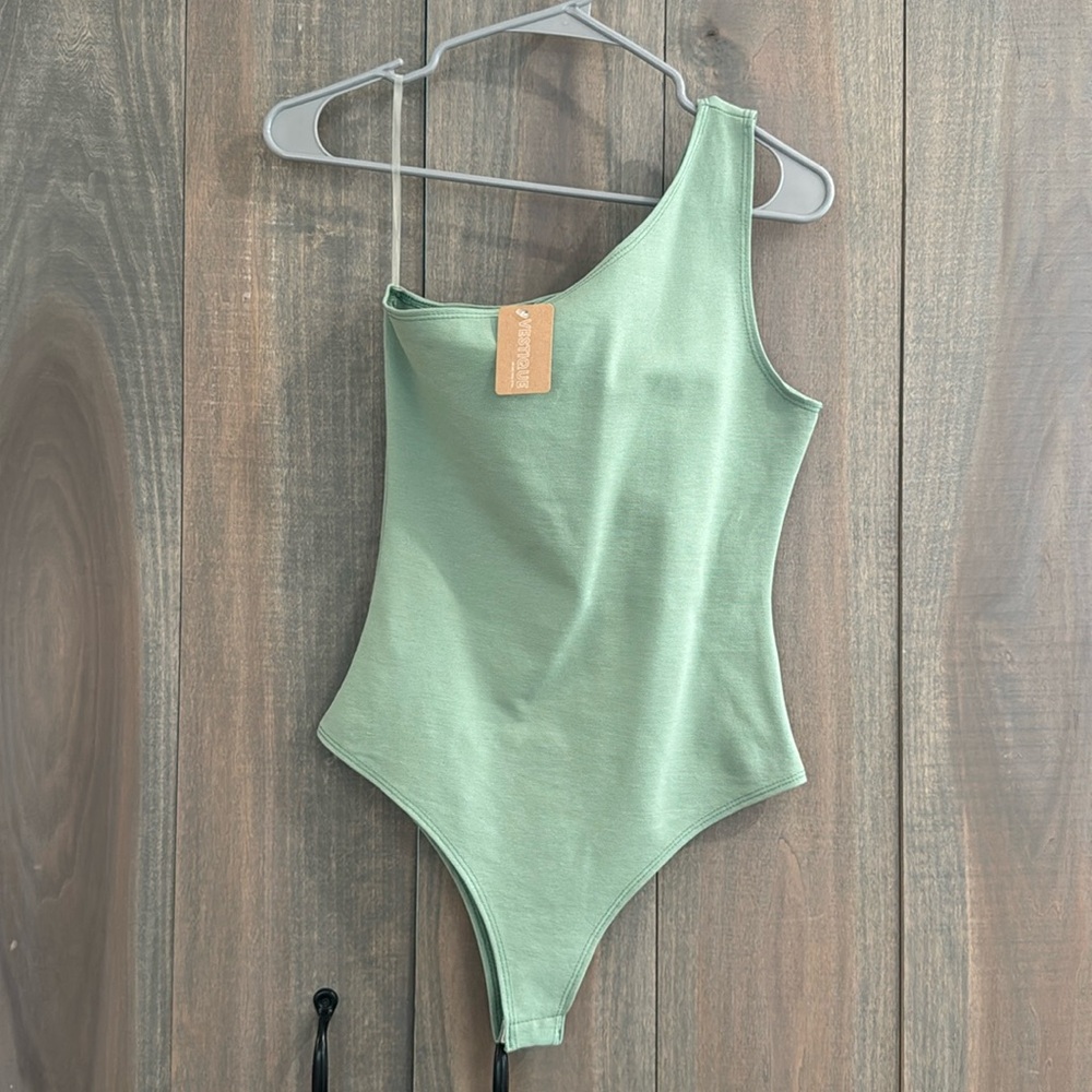 Vestique | Sage Green Bodysuit
